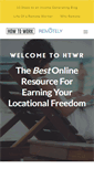 Mobile Screenshot of howtoworkremotely.com